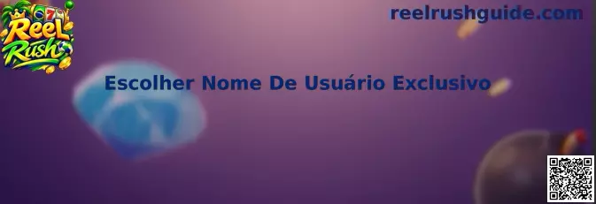 Escolher Nome De Usuário Exclusivo