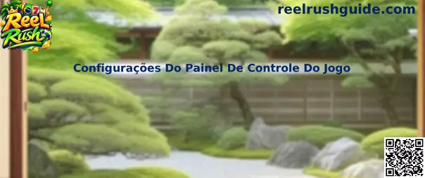 Painel de controle do jogo Reel Rush